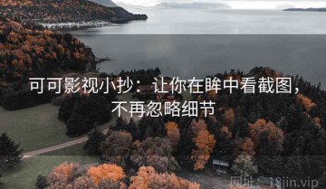 可可影视小抄：让你在眸中看截图，不再忽略细节